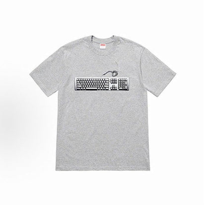 款号M363#p40💰 Supreme SS19 Keyboard Tee Navy 美式潮流键盘图案短袖T恤 男女同款 宽松版型 采用260克精梳棉双纱 从面料到辅料全部三标齐全跟足ZP 进口 - view 1