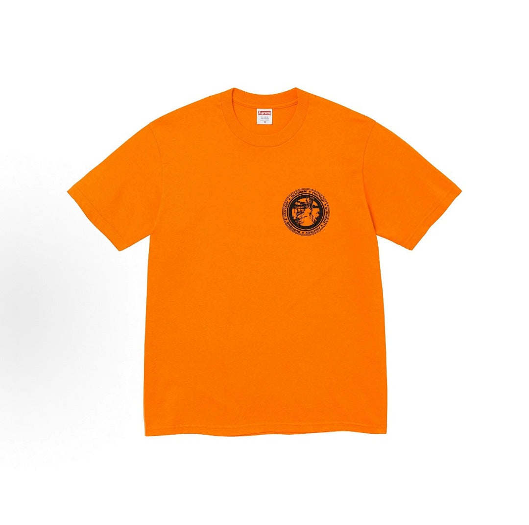 款号M310#p40💰 Supreme FW25 WEEK1 Devotion Tee 胸前圆形徽标logo后背个性印花短袖T恤 男女同款 宽松版型 采用260克精梳棉双纱 从面料到辅料全部三标齐全 - view 3