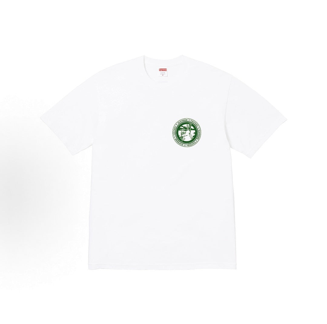 款号M310#p40💰 Supreme FW25 WEEK1 Devotion Tee 胸前圆形徽标logo后背个性印花短袖T恤 男女同款 宽松版型 采用260克精梳棉双纱 从面料到辅料全部三标齐全 - view 4