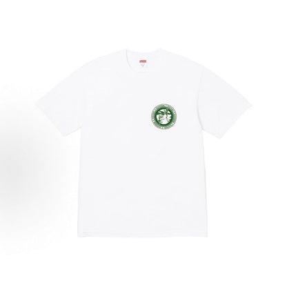 款号M310#p40💰 Supreme FW25 WEEK1 Devotion Tee 胸前圆形徽标logo后背个性印花短袖T恤 男女同款 宽松版型 采用260克精梳棉双纱 从面料到辅料全部三标齐全 - view 4