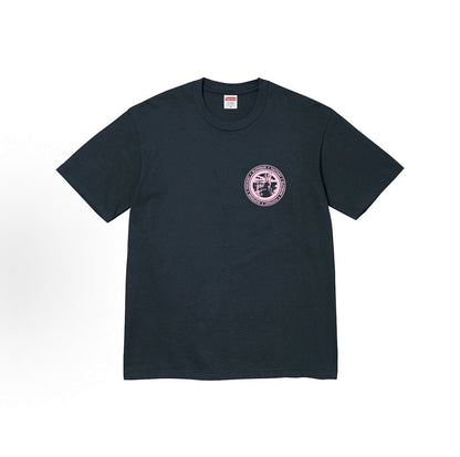 款号M310#p40💰 Supreme FW25 WEEK1 Devotion Tee 胸前圆形徽标logo后背个性印花短袖T恤 男女同款 宽松版型 采用260克精梳棉双纱 从面料到辅料全部三标齐全 - view 6
