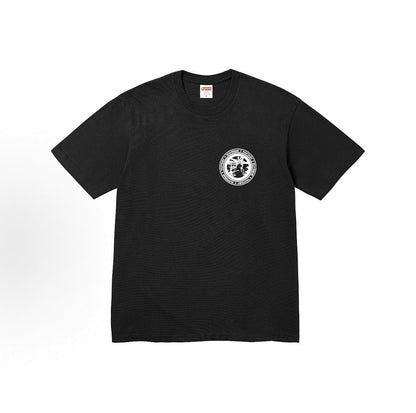 款号M310#p40💰 Supreme FW25 WEEK1 Devotion Tee 胸前圆形徽标logo后背个性印花短袖T恤 男女同款 宽松版型 采用260克精梳棉双纱 从面料到辅料全部三标齐全 - view 8