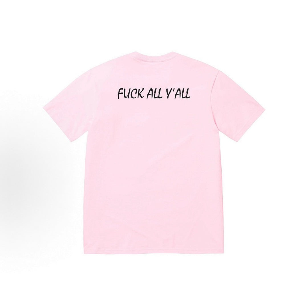 款号M316#p40💰 Supreme FW25 秋季T恤系列 WEEK7 Split Tee logo印花图案圆领短袖T恤 男女同款 宽松版型 采用260克精梳棉双纱 从面料到辅料全部三标齐全跟足 - view 3