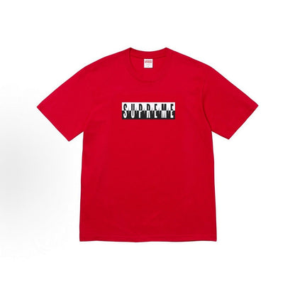 款号M316#p40💰 Supreme FW25 秋季T恤系列 WEEK7 Split Tee logo印花图案圆领短袖T恤 男女同款 宽松版型 采用260克精梳棉双纱 从面料到辅料全部三标齐全跟足 - view 6