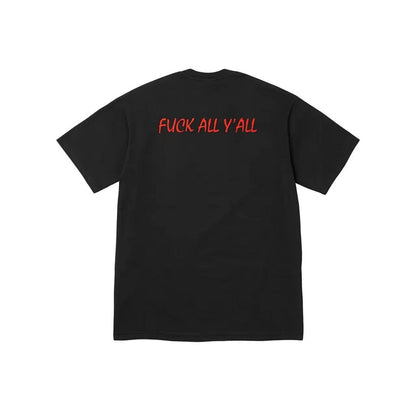 款号M316#p40💰 Supreme FW25 秋季T恤系列 WEEK7 Split Tee logo印花图案圆领短袖T恤 男女同款 宽松版型 采用260克精梳棉双纱 从面料到辅料全部三标齐全跟足 - view 7