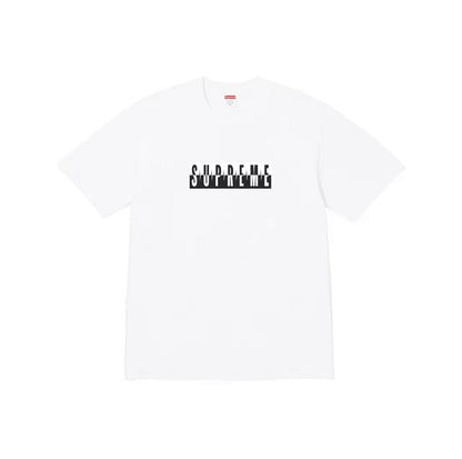 款号M316#p40💰 Supreme FW25 秋季T恤系列 WEEK7 Split Tee logo印花图案圆领短袖T恤 男女同款 宽松版型 采用260克精梳棉双纱 从面料到辅料全部三标齐全跟足 - view 8