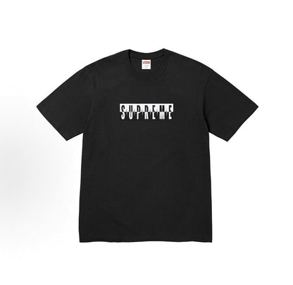 款号M316#p40💰 Supreme FW25 秋季T恤系列 WEEK7 Split Tee logo印花图案圆领短袖T恤 男女同款 宽松版型 采用260克精梳棉双纱 从面料到辅料全部三标齐全跟足 - view 10