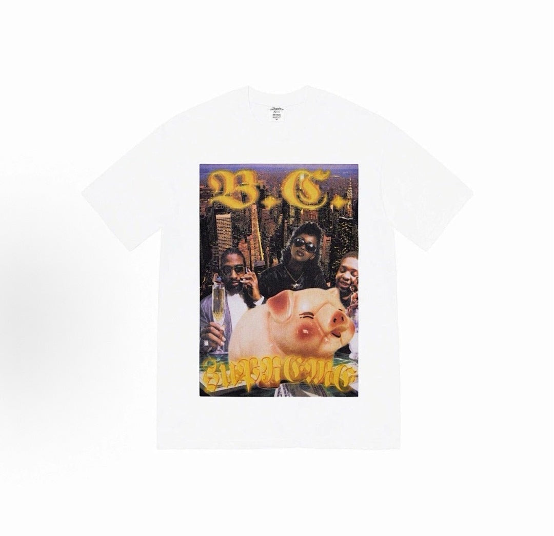 款号M334#40💰 Supreme SUPREME x BERNADETTE CORPORATION SS23 联名款 WEEK13 MONEY TEE 图案印花Logo美式潮流T恤 男女同款情侣 - view 6