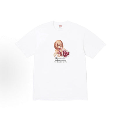 款号M365#p40💰 Supreme 冬季T恤系列 FW25 Week17 Dust Tee 冬季T恤系列 圆领舒适动物图案印花短袖T恤 男女同款 宽松版型 采用260克精梳棉双纱 从面料到辅料 - view 5