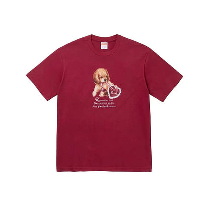款号M365#p40💰 Supreme 冬季T恤系列 FW25 Week17 Dust Tee 冬季T恤系列 圆领舒适动物图案印花短袖T恤 男女同款 宽松版型 采用260克精梳棉双纱 从面料到辅料 - view 6
