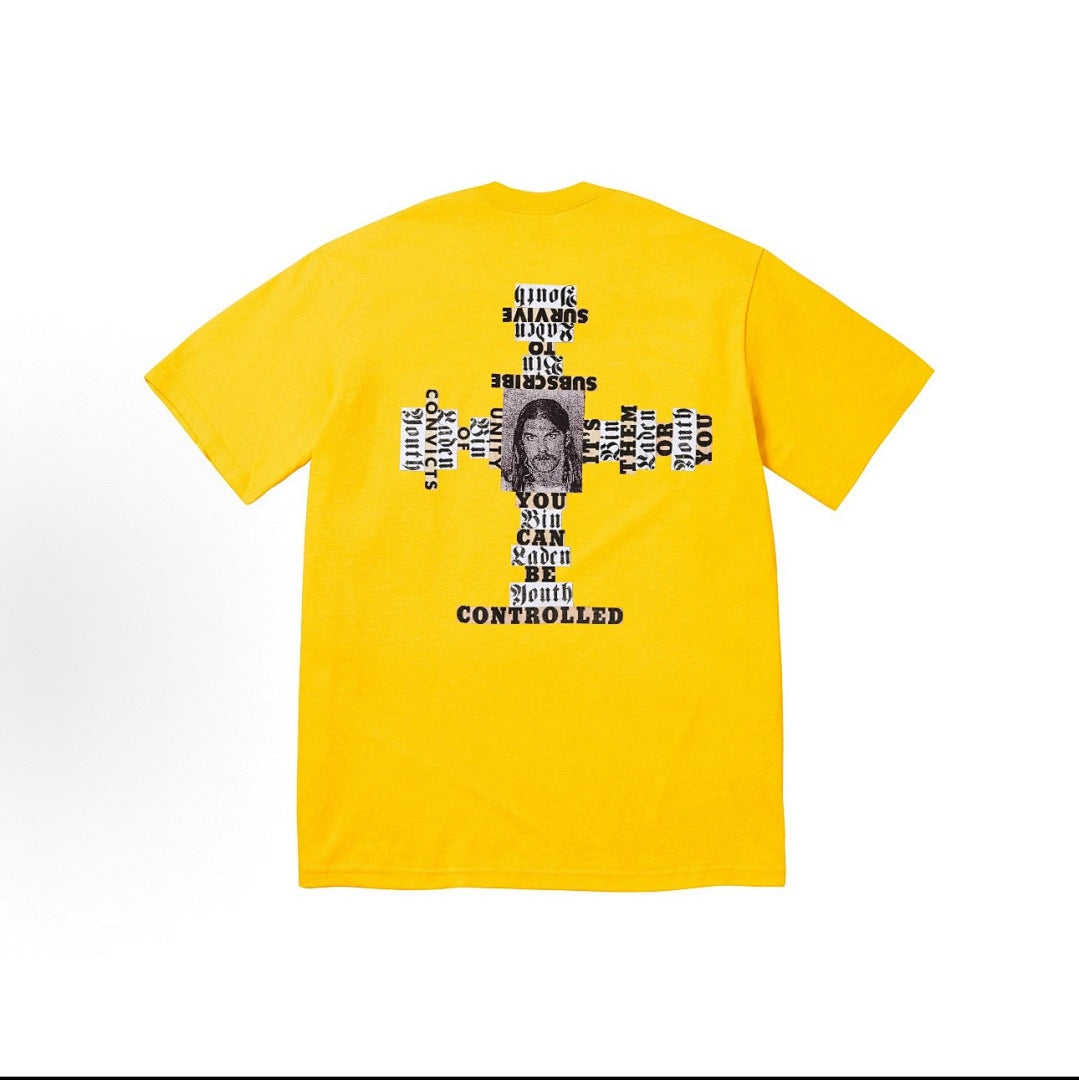 款号M366#p40💰 Supreme FW25 冬季T恤系列 Week17 Dash Snow Tee 圆领舒适背面人物印花短袖T恤 男女同款 宽松版型 采用260克精梳棉双纱 从面料到辅料全部 - view 2