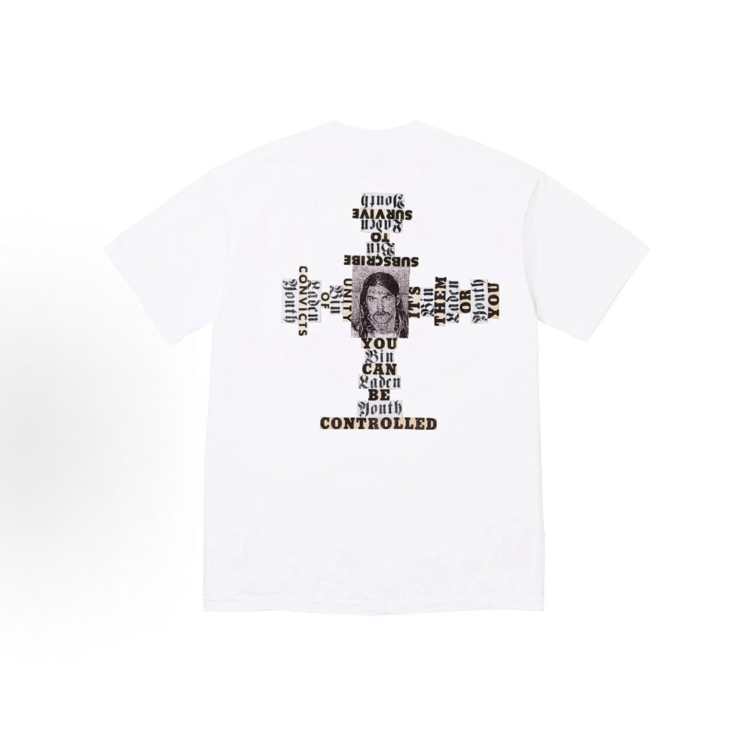 款号M366#p40💰 Supreme FW25 冬季T恤系列 Week17 Dash Snow Tee 圆领舒适背面人物印花短袖T恤 男女同款 宽松版型 采用260克精梳棉双纱 从面料到辅料全部 - view 5