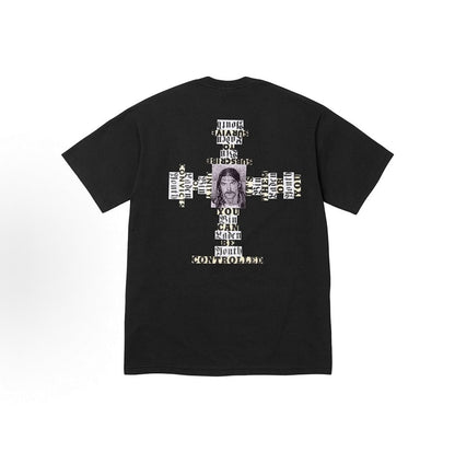 款号M366#p40💰 Supreme FW25 冬季T恤系列 Week17 Dash Snow Tee 圆领舒适背面人物印花短袖T恤 男女同款 宽松版型 采用260克精梳棉双纱 从面料到辅料全部 - view 7
