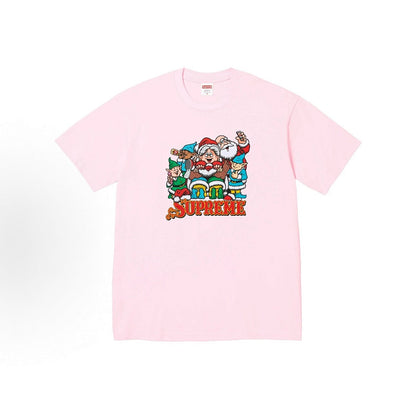 款号M367#40💰 Supreme 冬季T恤系列 FW25 Naughty Tee 冬季T恤系列 圆领舒适人物印花图案短袖T恤 男女同款 宽松版型 采用260克精梳棉双纱 从面料到辅料全部三标 - view 3