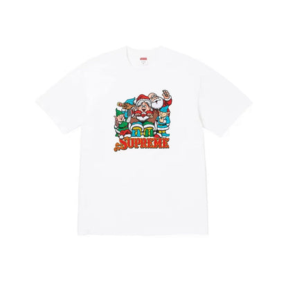款号M367#40💰 Supreme 冬季T恤系列 FW25 Naughty Tee 冬季T恤系列 圆领舒适人物印花图案短袖T恤 男女同款 宽松版型 采用260克精梳棉双纱 从面料到辅料全部三标 - view 4