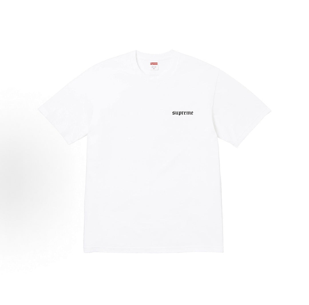 款号M368#p40💰 Supreme FW25 WEEK1 Target Tee 背面国旗迷彩印花图案圆领短袖T恤 男女同款 宽松版型 采用260克精梳棉双纱 从面料到辅料全部三标齐全跟足ZP - view 1