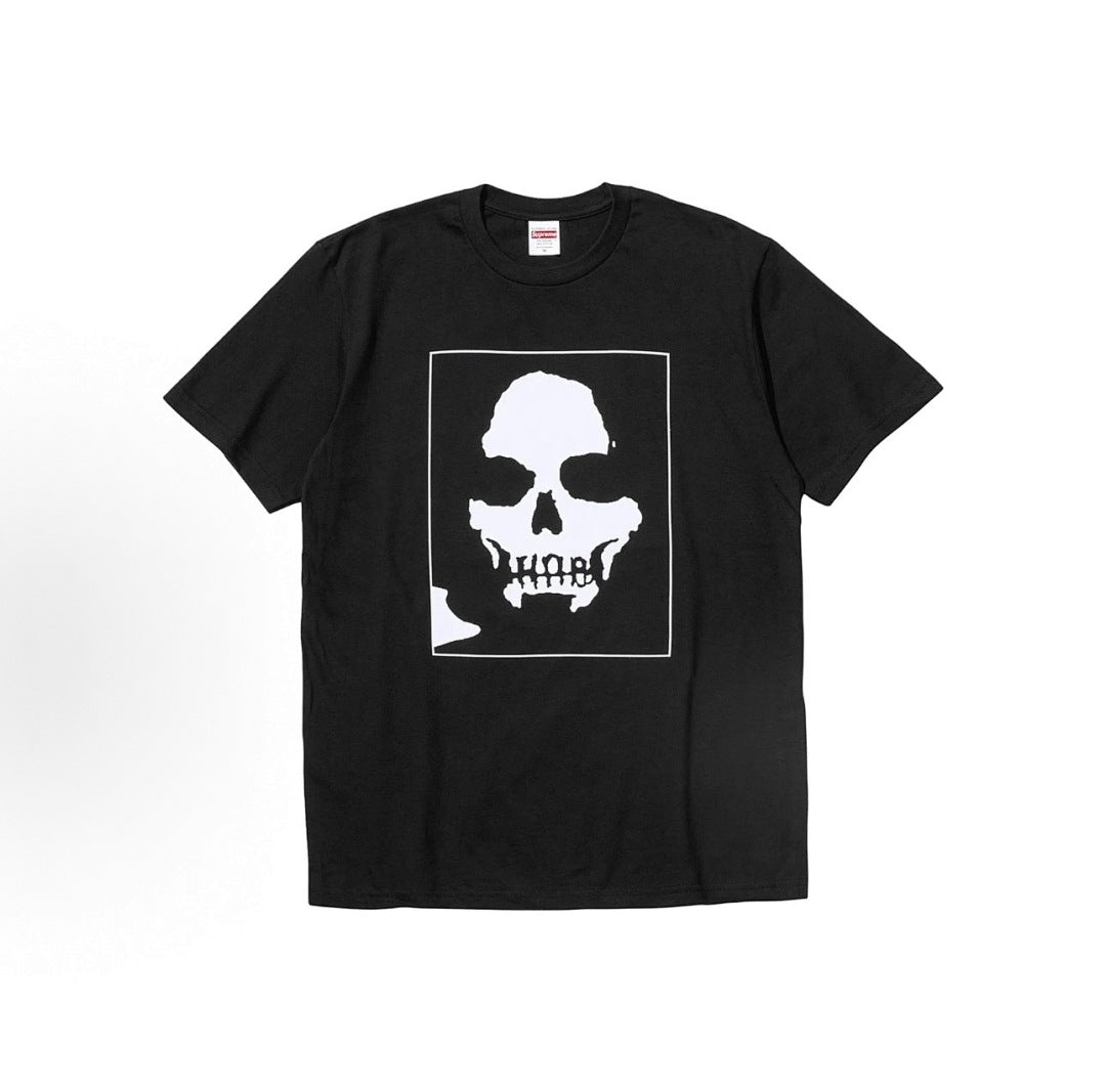 款号M369#p40💰 Supreme x Number(N)ine 联名款 FW25 FW25 WEEK16 Manson Tee 骷髅头印花圆领短袖T恤 男女同款 宽松版型 采用260克精梳棉 - view 6