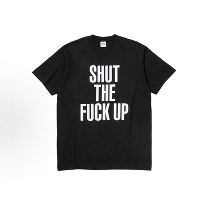 款号M372#p40💰 Supreme × NUMBER(N)INE 联名款 FW25 WEEK16 Shut Up Tee 英文字母logo圆领短袖T恤 男女同款 宽松版型 采用260克精梳棉双 - view 6