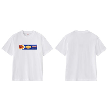 款号M374#p40💰 Supreme Week 1 Spaghetti Tee 意大利面图案印花宽松圆领短袖美式潮流T恤 宽松版型 采用260克精梳棉双纱 从面料到辅料全部三标齐全跟足ZP 进 - view 7