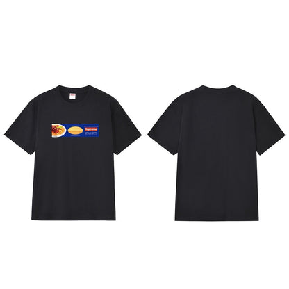 款号M374#p40💰 Supreme Week 1 Spaghetti Tee 意大利面图案印花宽松圆领短袖美式潮流T恤 宽松版型 采用260克精梳棉双纱 从面料到辅料全部三标齐全跟足ZP 进 - view 9