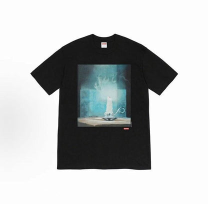款号M378#p40💰 （市场最高版本欢迎对比） Supreme Week 8 Tee 蜡烛字母印花圆领短袖美式潮流T恤 男女同款 宽松版型 采用260克双纱纯棉 圆筒 从面料到辅料全部三标齐全跟 - view 2