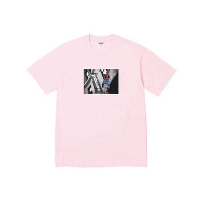 款号M379#p40💰 （市场最高版本欢迎对比） Supreme SS26 WEEK1 Spider-Man Tee 蜘蛛侠印花图案舒适短袖T恤 男女同款 宽松版型 采用260克双纱纯棉 圆筒 从 - view 2