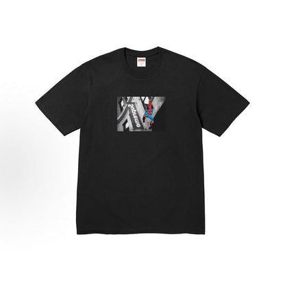 款号M379#p40💰 （市场最高版本欢迎对比） Supreme SS26 WEEK1 Spider-Man Tee 蜘蛛侠印花图案舒适短袖T恤 男女同款 宽松版型 采用260克双纱纯棉 圆筒 从 - view 4