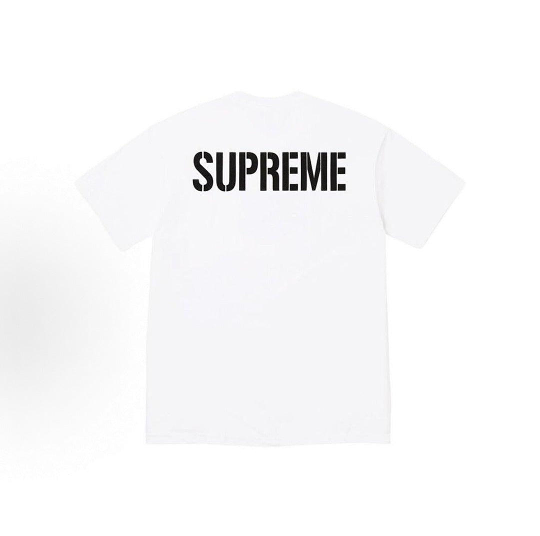 款号M381#p40💰 （市场最高版本欢迎对比） Supreme SS26 WEEK1 World Famous Tee 经典迷彩字母短袖T恤 男女同款 宽松版型 采用260克双纱纯棉 圆筒 从面 - view 1