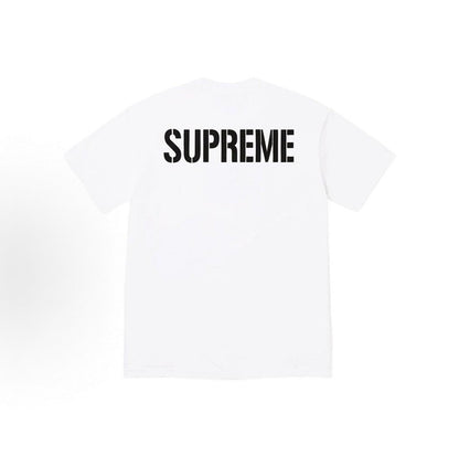 款号M381#p40💰 （市场最高版本欢迎对比） Supreme SS26 WEEK1 World Famous Tee 经典迷彩字母短袖T恤 男女同款 宽松版型 采用260克双纱纯棉 圆筒 从面 - view 1