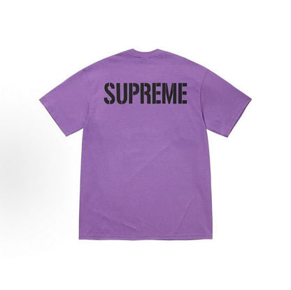 款号M381#p40💰 （市场最高版本欢迎对比） Supreme SS26 WEEK1 World Famous Tee 经典迷彩字母短袖T恤 男女同款 宽松版型 采用260克双纱纯棉 圆筒 从面 - view 3