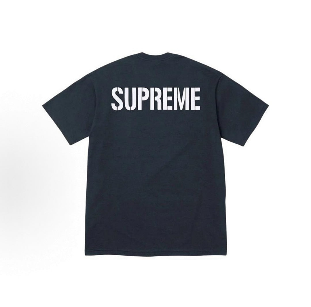 款号M381#p40💰 （市场最高版本欢迎对比） Supreme SS26 WEEK1 World Famous Tee 经典迷彩字母短袖T恤 男女同款 宽松版型 采用260克双纱纯棉 圆筒 从面 - view 5