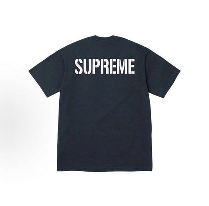 款号M381#p40💰 （市场最高版本欢迎对比） Supreme SS26 WEEK1 World Famous Tee 经典迷彩字母短袖T恤 男女同款 宽松版型 采用260克双纱纯棉 圆筒 从面 - view 5