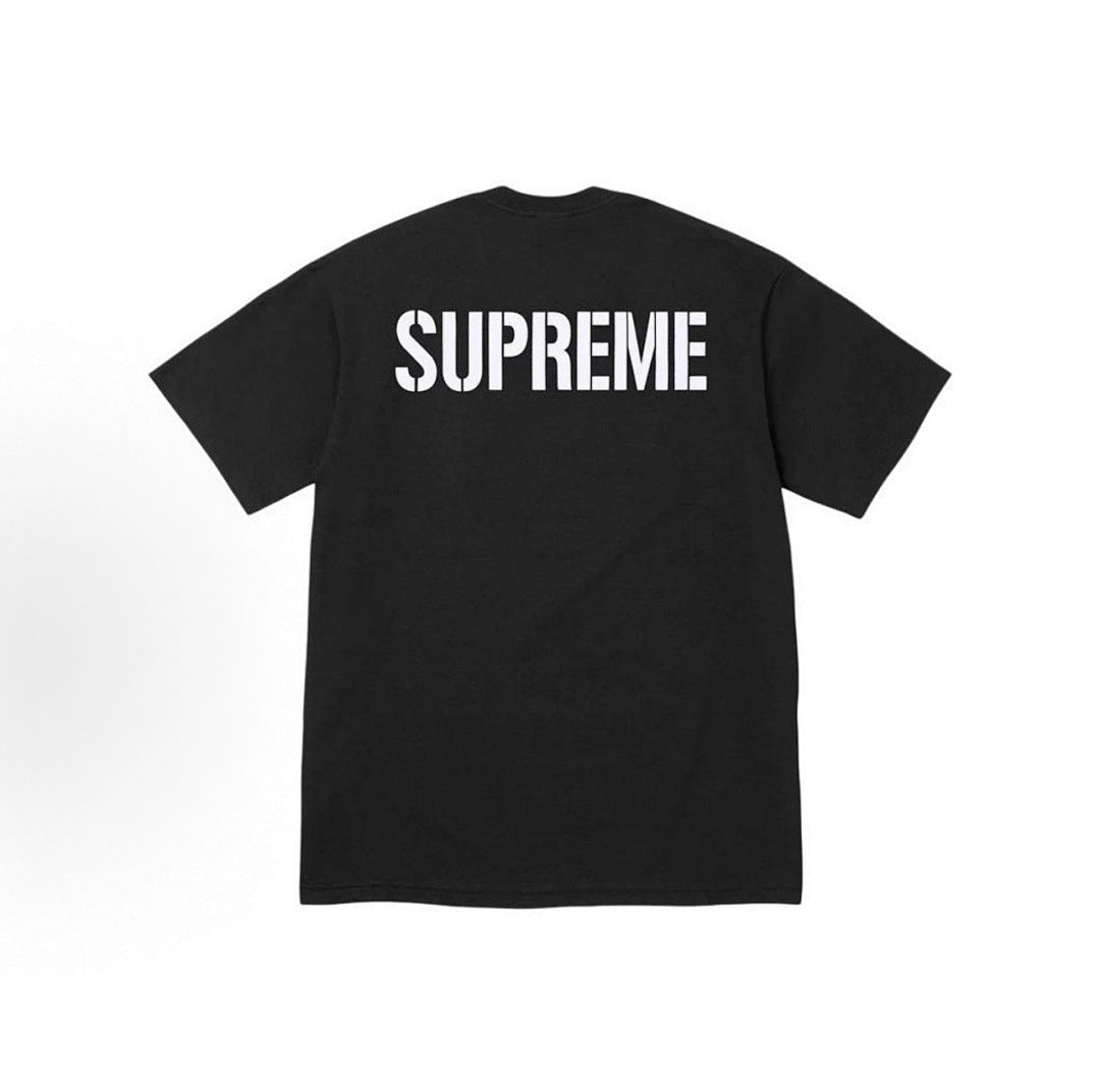 款号M381#p40💰 （市场最高版本欢迎对比） Supreme SS26 WEEK1 World Famous Tee 经典迷彩字母短袖T恤 男女同款 宽松版型 采用260克双纱纯棉 圆筒 从面 - view 7