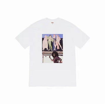 款号M382#p40💰 （市场最高版本欢迎对比） Supreme FW19 Week 7 American Picture Tee 美国照片 美式潮流 印花短袖T恤 男女同款 宽松版型 采用26 - view 7