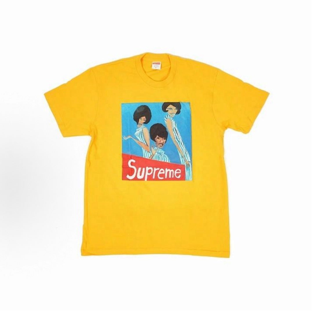 款号M383#p40💰 （市场最高版本欢迎对比） Supreme FW18 Group Tee Bright Orange 漫画女团印花短袖美式潮流T恤 男女同款 宽松版型 采用260克双纱纯棉 - view 1