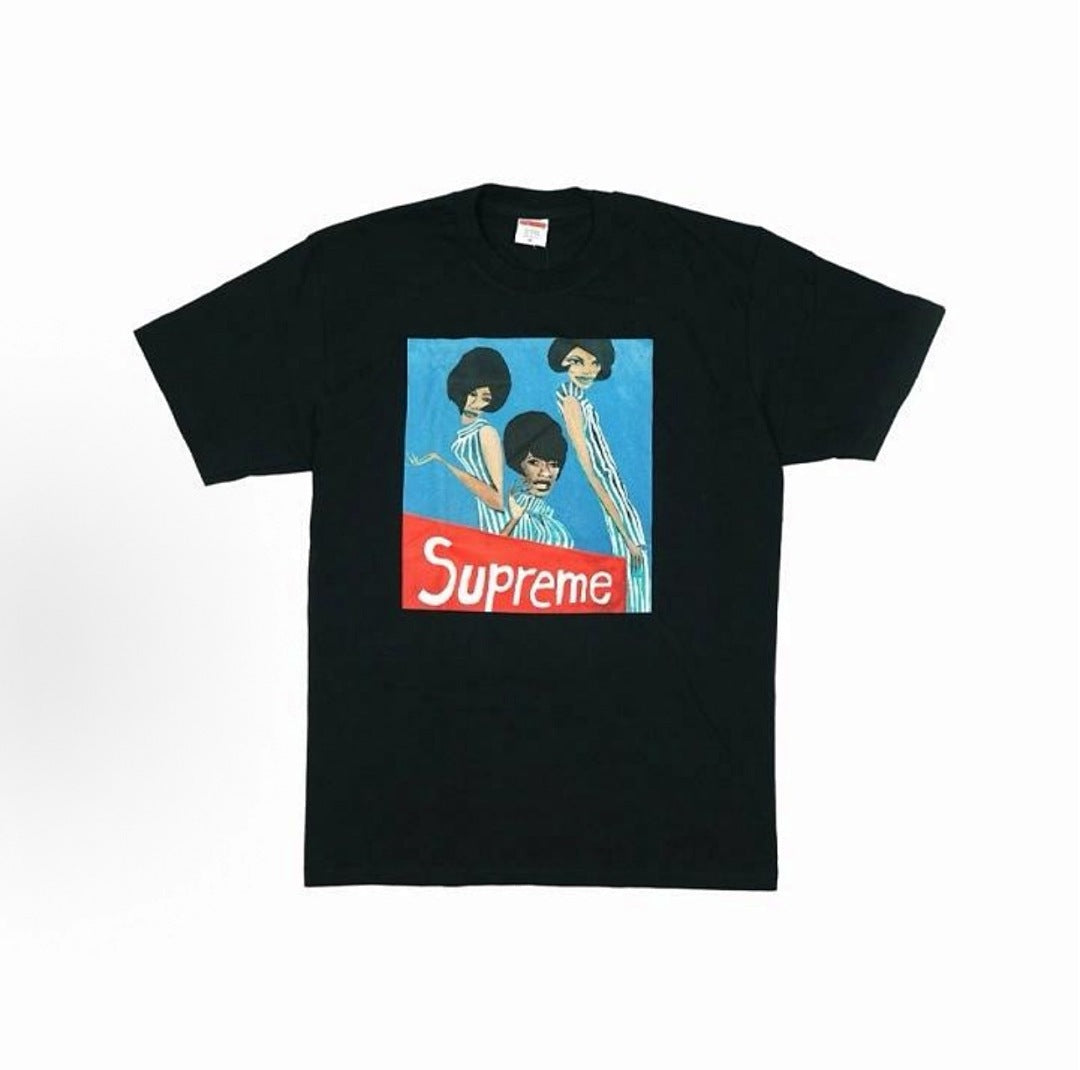 款号M383#p40💰 （市场最高版本欢迎对比） Supreme FW18 Group Tee Bright Orange 漫画女团印花短袖美式潮流T恤 男女同款 宽松版型 采用260克双纱纯棉 - view 4