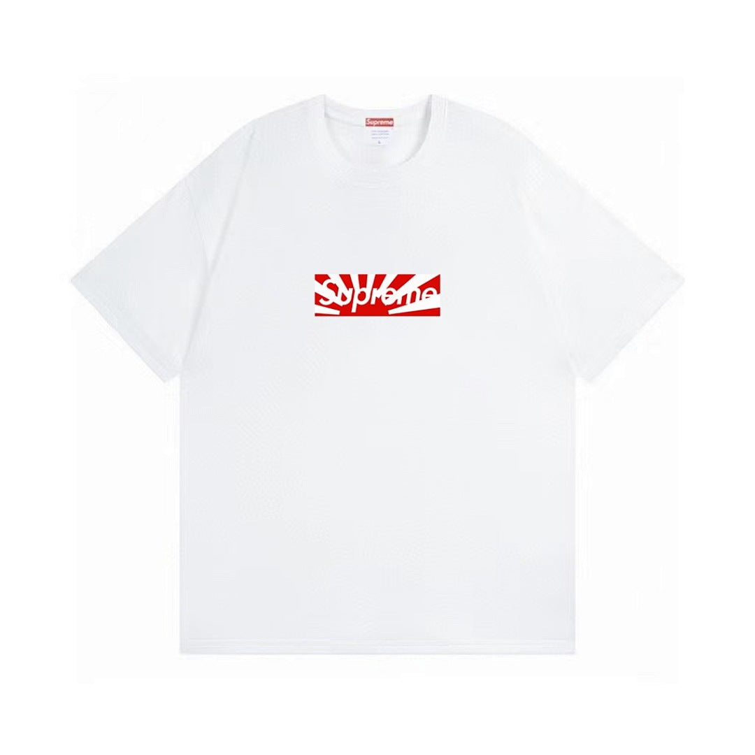 款号M387#p40💰 （市场最高版本欢迎对比） Supreme 赈灾 Japan relief 国旗 box logo tee 男女同款 宽松版型 采用260克双纱纯棉 圆筒 从面料到辅料全部三标 - view 3
