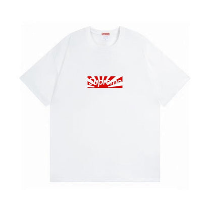 款号M387#p40💰 （市场最高版本欢迎对比） Supreme 赈灾 Japan relief 国旗 box logo tee 男女同款 宽松版型 采用260克双纱纯棉 圆筒 从面料到辅料全部三标 - view 3