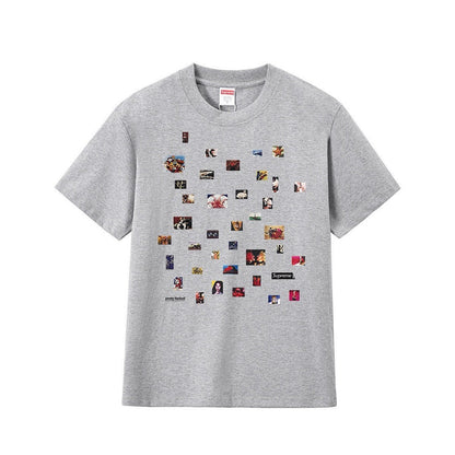 款号M394#p40💰 （市场最高版本欢迎对比） Supreme SS22 Week 8 Pretty Tee 美式潮流满印圆领套头舒适短袖T恤 男女同款 宽松版型 采用260克双纱纯棉 圆筒 从 - view 1