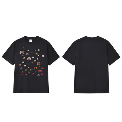 款号M394#p40💰 （市场最高版本欢迎对比） Supreme SS22 Week 8 Pretty Tee 美式潮流满印圆领套头舒适短袖T恤 男女同款 宽松版型 采用260克双纱纯棉 圆筒 从 - view 4
