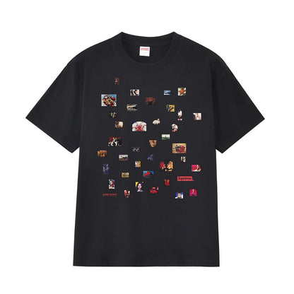 款号M394#p40💰 （市场最高版本欢迎对比） Supreme SS22 Week 8 Pretty Tee 美式潮流满印圆领套头舒适短袖T恤 男女同款 宽松版型 采用260克双纱纯棉 圆筒 从 - view 5