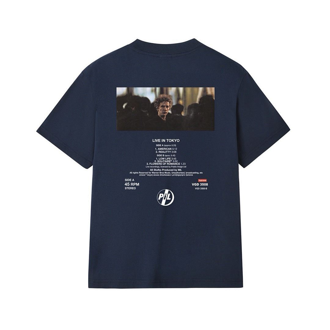 款号M403#p40💰 Supreme x public image ltd Supreme FW22 Week12系列Supreme x Public Image Ltd 联名 人物照片图案印花圆 - view 2