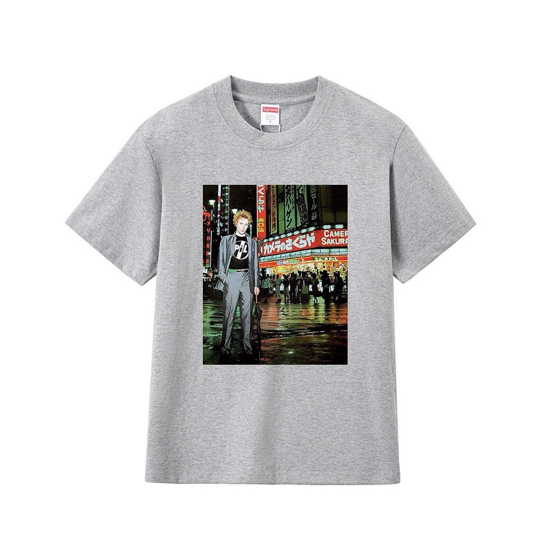 款号M403#p40💰 Supreme x public image ltd Supreme FW22 Week12系列Supreme x Public Image Ltd 联名 人物照片图案印花圆 - view 4