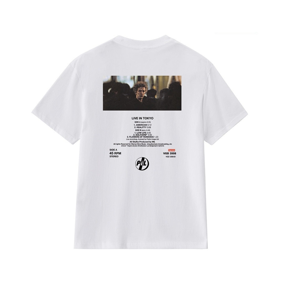 款号M403#p40💰 Supreme x public image ltd Supreme FW22 Week12系列Supreme x Public Image Ltd 联名 人物照片图案印花圆 - view 5