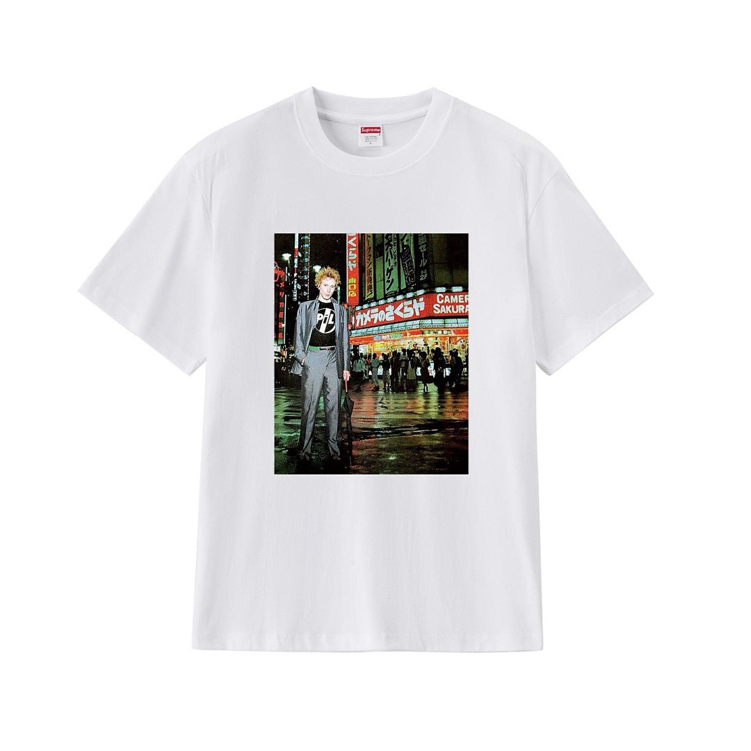 款号M403#p40💰 Supreme x public image ltd Supreme FW22 Week12系列Supreme x Public Image Ltd 联名 人物照片图案印花圆 - view 8