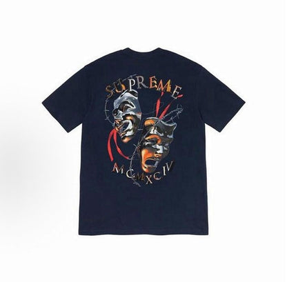 款号M406#p40💰 Supreme SS20 Week 1 Laugh Now Tee 荆棘笑脸印花短袖美式潮流T恤 男女同款 宽松版型 采用260克双纱纯棉 圆筒 从面料到辅料全部三标齐全 - view 3