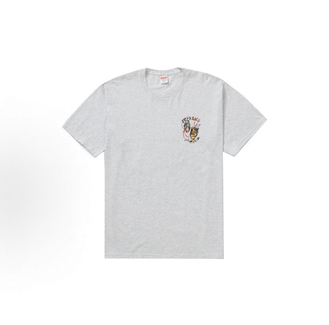 款号M406#p40💰 Supreme SS20 Week 1 Laugh Now Tee 荆棘笑脸印花短袖美式潮流T恤 男女同款 宽松版型 采用260克双纱纯棉 圆筒 从面料到辅料全部三标齐全 - view 6