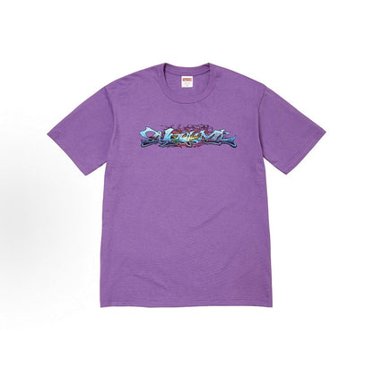 款号M407#p40💰 Supreme FW25 冬季T恤系列 Week17 Tag Tee 圆领套头正反logo印花短袖T恤 男女同款 宽松版型 采用260克双纱纯棉 圆筒 从面料到辅料全部三标 - view 2