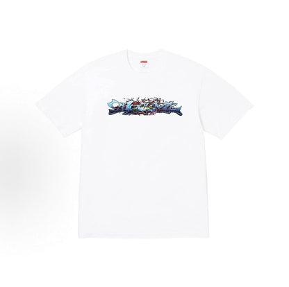 款号M407#p40💰 Supreme FW25 冬季T恤系列 Week17 Tag Tee 圆领套头正反logo印花短袖T恤 男女同款 宽松版型 采用260克双纱纯棉 圆筒 从面料到辅料全部三标 - view 4