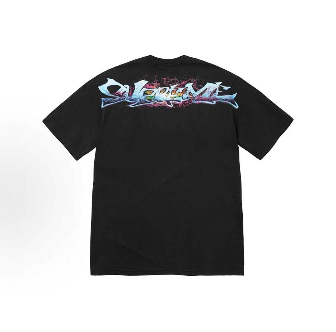款号M407#p40💰 Supreme FW25 冬季T恤系列 Week17 Tag Tee 圆领套头正反logo印花短袖T恤 男女同款 宽松版型 采用260克双纱纯棉 圆筒 从面料到辅料全部三标 - view 5